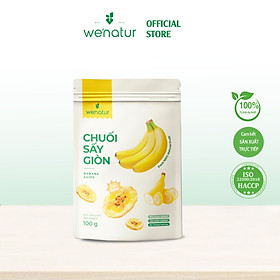 Chuối Sấy Giòn Tự Nhiên We'natur 100g