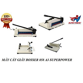 MÁY CẮT GIẤY BOSSER 858 A3 SUPERPOWER -Hàng chính hãng