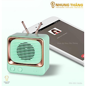 Loa Blutooth Mini DW02 - Phong Cách Retro - 4 Màu Thanh Lịch - Công Nghệ Bluetooth 5.0 Kết Nối Nhanh - Âm Thanh Cực Đỉnh - Tích Hợp Đài FM