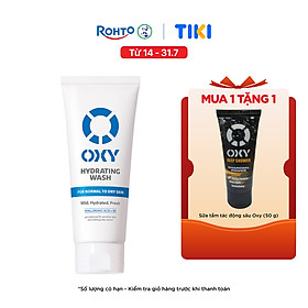 Sữa rửa mặt cho nam Oxy sạch dịu nhẹ, giảm khô căng dạng gel Oxy Hydrating Wash 100g