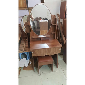 Mua Bàn trang điểm gỗ MDF phủ melamine rộng 60cm gương bầu dục