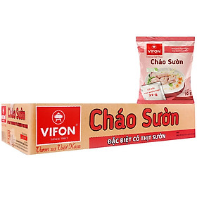 Thùng 50 gói cháo sườn Vifon 70g (có gói thịt sườn thật)
