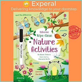 Sách - Wipe-Clean Nature Activities by Kirsteen Robson (UK edition, paperback)