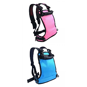 2x Kids Ski Snowboard Harness Teaching Ski Roller Skating Trainer Backpack