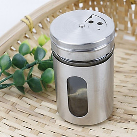 Lọ Đựng Gia Vị Thủy Tinh Bọc Inox 304 Cao Cấp VANDO, Hũ Thủy Tinh, Lọ Đựng Muối, Đựng Tiêu, Đựng Tăm