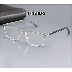 Kính lão thị viễn thị xẻ cước bạc sáng bản to, càng lò xo Nam Nữ Nhật bản Silver hàng đẹp loại I, chuẩn độ KVH02