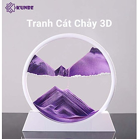 Tranh Cát Chảy Chuyển Động 3D KUNBE Nhiều Mẫu Trang Trí Nhà Cửa Bàn Làm Việc, Giảm Stress