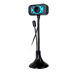 Mua Webcam Tích Hợp Micro Thu Âm M4  Có Đèn Led Hỗ Trợ Lấy Sáng và Hỗ Trợ Lấy Nét Thủ Công - Sản Phẩm Bổ Trợ Dạy Và Học Online - Hàng Nhập Khẩu