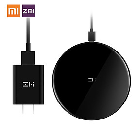 Xiaomi ZMI Qi Wireless Charger Fast Charging Pad For iPhone XR XS MAX 8 Plus Samsung Note 8 S9 Plus S8 Plus S7 Edge 10W