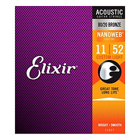 Bộ Dây Đàn Guitar Acoustic Elixir 11027