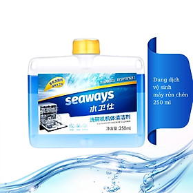 Chai nước vệ sinh máy rửa chén Seaways - 250ml