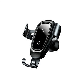 Mua Giá đỡ điện thoại kiêm sạc không dây Baseus trên ô tô WXYL-B0A gắn hốc gió  Sạc không dây theo chuẩn Qi - Hàng nhập khẩu