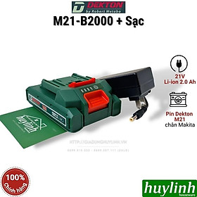 Mua Pin Dekton M21-B2000  2.0 Ah  - M21-B3000  3.0 Ah  - 21V - Hàng chính hãng
