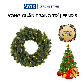 Mua Vòng quấn trang trí | JYSK Fenris | nhựa | xanh lá | DK40xC7cm