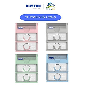 Tủ Nhựa Mini Duy Tân Tomi nhỏ 3 - 4 - 5 Tầng Nhựa PP/ABS, Tủ Mỹ Phẩm, Tủ Văn Phòng, Mini Để Bàn Tiện Lợi - Giao ngẫu nhiên
