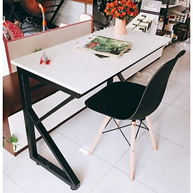 Mua Bàn K (Bàn Làm Việc  Bàn Học) Khung Thép Đen Sơn Tĩnh Điện Cao Cấp