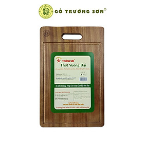 Thớt Đại Gỗ Xà Cừ Có Khe Chứa Nước Dùng Thái, Cắt Thực Phẩm Thương Hiệu Trường Sơn - Đồ Dùng Gia Dụng Nhà Bếp