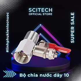 Mua Bộ cấp nước đầu nguồn  bộ chia nước đầu vào dây 6 hoặc dây 10 bằng Inox dùng trong máy lọc nước - Hàng chính hãng