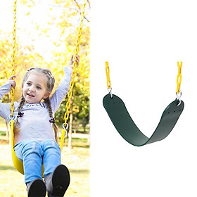 EVA Swing Seat with 66inch Plastic Coated Chain 220lbs Load for Kids Outdoor Activities