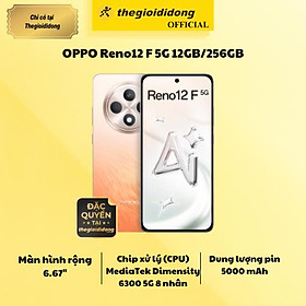 Mua OPPO Reno12 F 5G 12GB/256GB - Hàng Chính Hãng