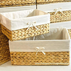 Mua Giỏ Lục Bình (Giỏ bèo tây) khung sắt có tay cầm hàng đẹp xuất khẩu