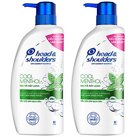Combo 2 Dầu Gội Head & Shoulders Bạc Hà Mát Rượi (625ml x 2)