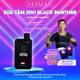 Sữa tắm gội hương nước hoa cao cấp Gentleman 3 in 1 NERMAN 350ml