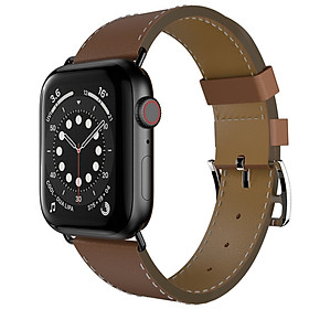 Dây da SwitchEasy  Classic Genuine Leather Dành Cho Apple Watch Series (1~7/ SE) size 38/40/41 và 42/44/45mm_ Hàng Chính Hãng