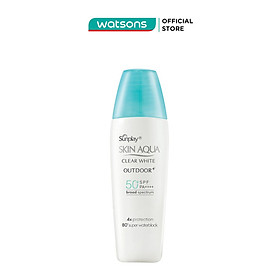 Gel Chống Nắng Dưỡng Da Sunplay Skin Aqua Clear White Outdoor+ Vận Động Mạnh SPF50+ PA++++ 30g