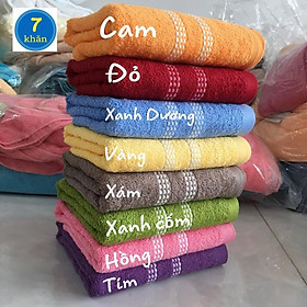 Mua Khăn tắm Dobby cao cấp nhiều màu - Đủ size 27x50cm  34x80cm  50x100cm  60x120cm