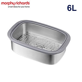 Nồi hấp đa năng Morphy Richards MR1168, công suất 2000W, dung tích: 1 khay 6 Lít và 2 khay 12 Lít ( tùy chọn mua thêm khay) - Hàng chính hãng, bảo hành 24 tháng