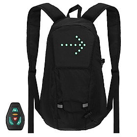Led Turn Signal Bike Pack 15L Led Backpack With Direction Indicator Usb Rechargeable Safety Light Bag Bicycle Backpack