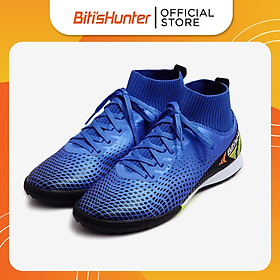 Giày Bóng Đá Nam Biti's Hunter Football High-Top Admiral Blue DSMH03800XDG (Xanh Dương)