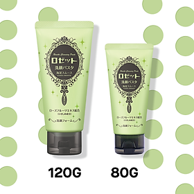 Sữa Rửa Mặt Thu Nhỏ Lỗ Chân Lông 80G Rosette Face Wash Pasta Sea Clay Smooth