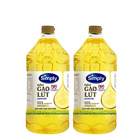 [Combo 2] Dầu Gạo Lứt Simply 2L