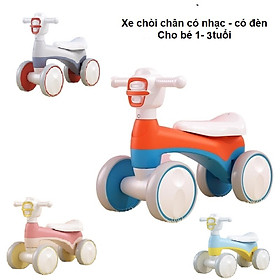 Xe Chòi Chân cao cấp 4 Bánh Tự Cân Bằng Có Đèn Có Nhạc 1002 cho bé 1