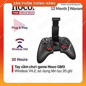 Mua Bộ tay cầm chơi game Hoco GM3 dung lượng 380mAh có cần điều khiển vừa vặn tay khi sử dụng - Hàng Chính Hãng