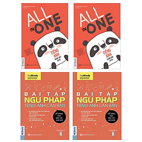 Combo Sách Học Tiếng Anh Cho Học Sinh Trung Học: Bài Tập Ngữ Pháp Tiếng Anh Căn Bản + All In One - Tiếng Anh Trung Học Cơ Sở