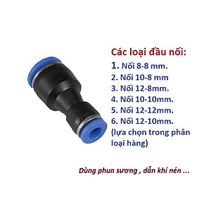 Mua Cut nối thẳng dùng nối ống plastic trong hệ thống phun sương