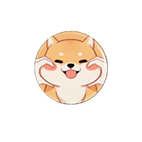 Miếng dán điện thoại shiba cute