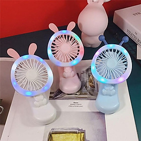 Mua Quạt Mini Pocket Fan Hình Thỏ Tích Hợp Kẹp Điện Thoại  Sạc USB Tiện Dụng - Giao Màu Ngẫu Nhiên