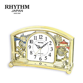 Mua Đồng hồ để bàn  báo thức hiệu RHYTHM- JAPAN 4SE535WT18 (Kích thước 24.0 x 15.5 x 6.8cm)