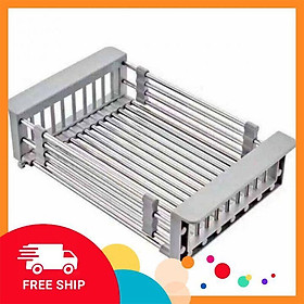 Mua Giá Rút Gọn Inox Bồn Rửa Bát- Khay Úp Chậu Rửa Bát Tiện lợi