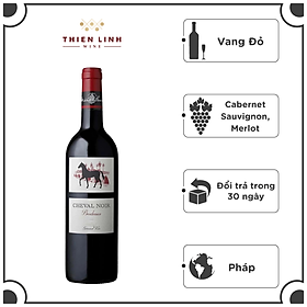 Rượu Vang Đỏ Pháp Cheval Noir Bordeaux Rouge
