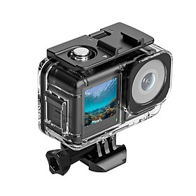Underwater Camera Housing Case Protective Lens Guards Built in Two Cold Shoe