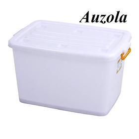 Mua Thùng nhựa vuông 140 lít có bánh xe + nắp đạy