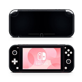 Skin decal dán Nintendo Switch Lite mẫu màu đen (dễ dán, đã cắt sẵn)