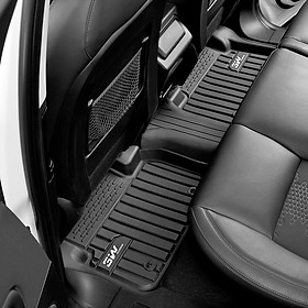 Thảm lót sàn xe ô tô  LANDROVER RANGE ROVER SPORT 2014- nhãn hiệu Macsim 3W - chất liệu nhựa TPE đúc khuôn cao cấp - màu đen