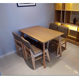 Mua Bộ bàn ăn M6 Juno Sofa gỗ cao su tự nhiên