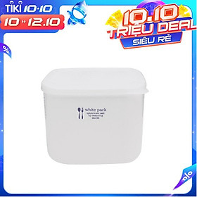 Hộp nhựa đựng thực phẩm White Pack 1L nội địa Nhật Bản